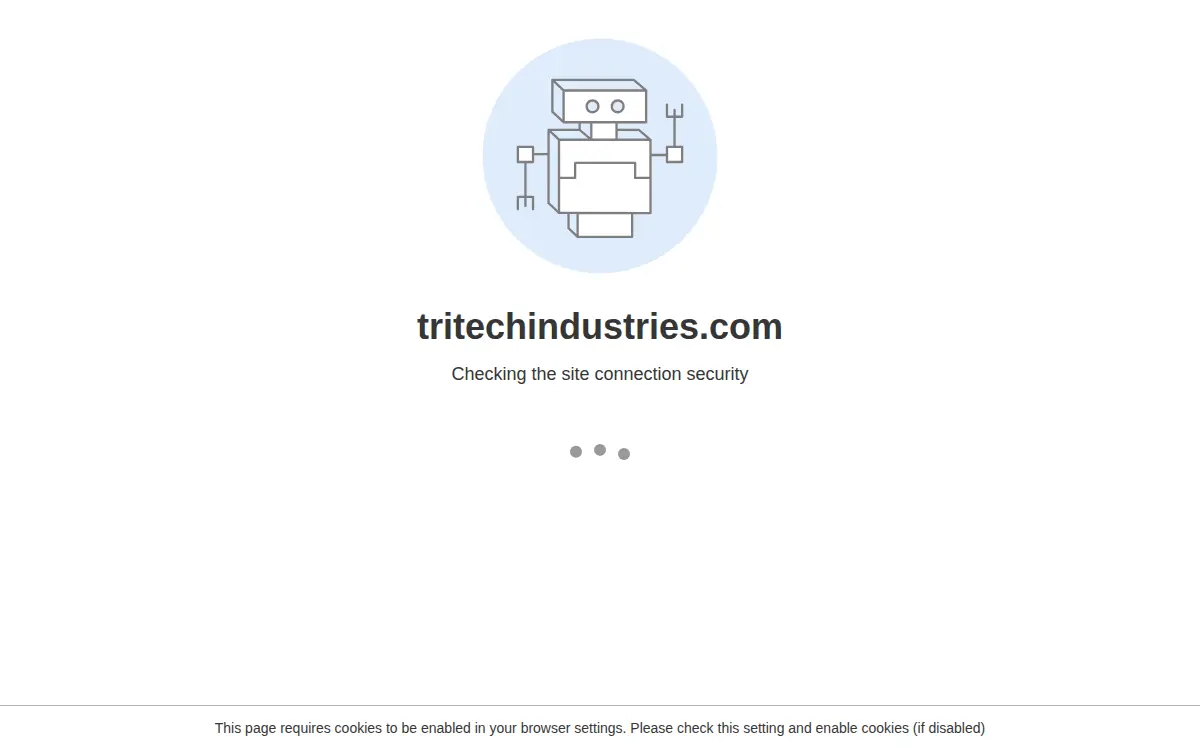 Homepage of Tritech Industries INC
