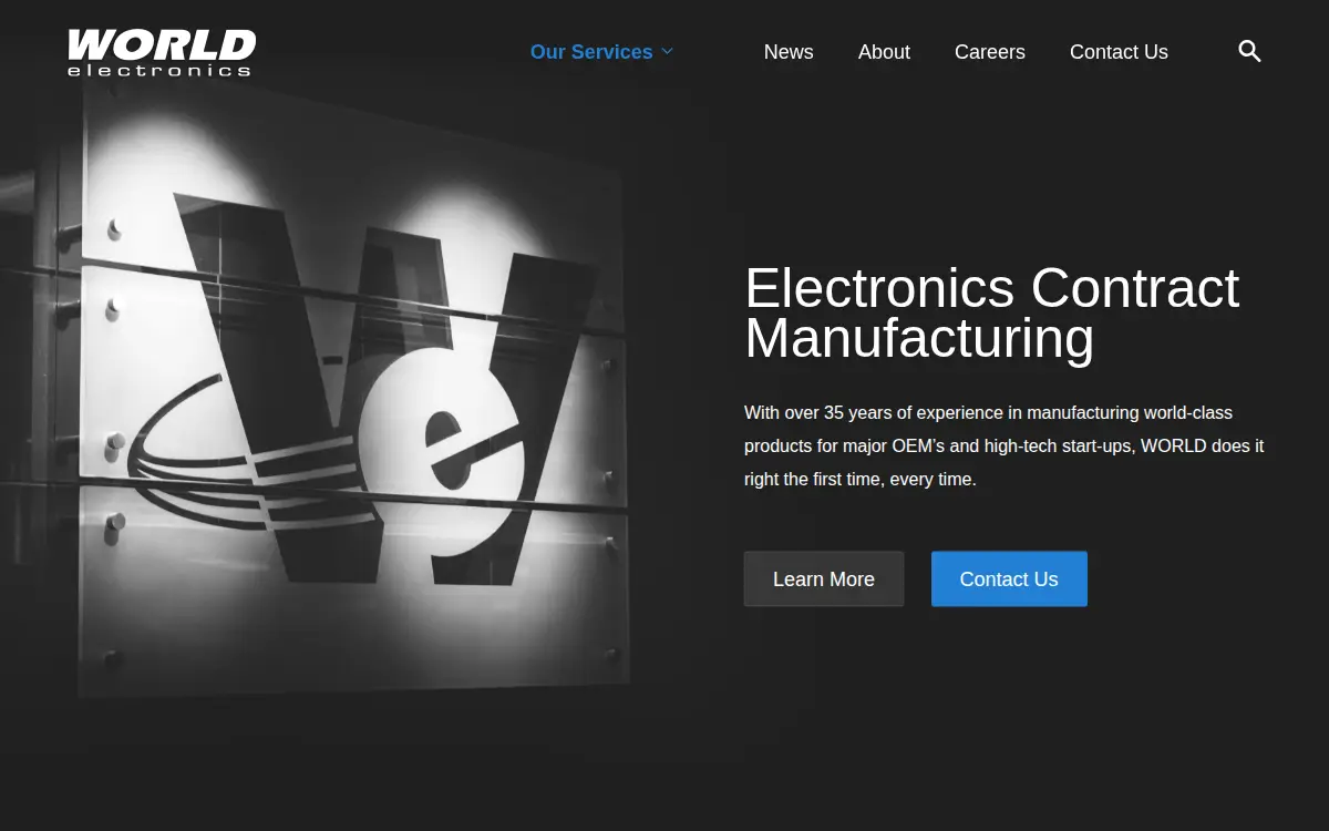 Homepage of World Electronics Sales and Service, INC