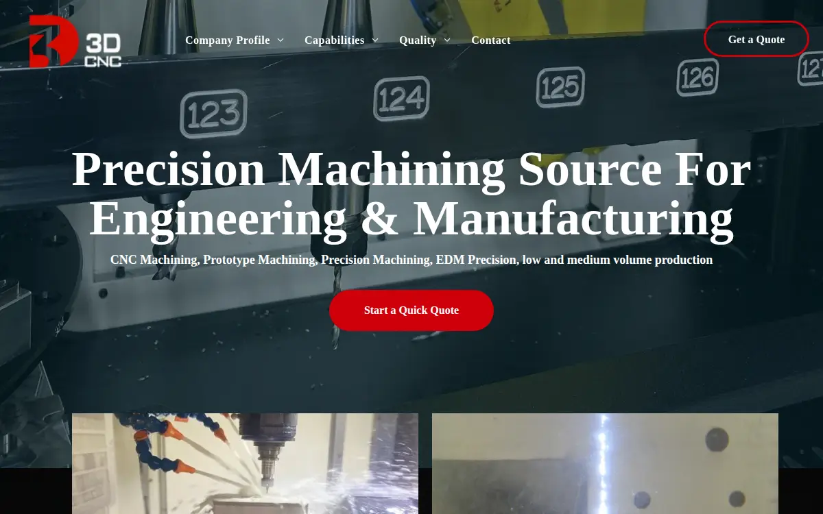 Homepage of Operose Manufacturing, LLC