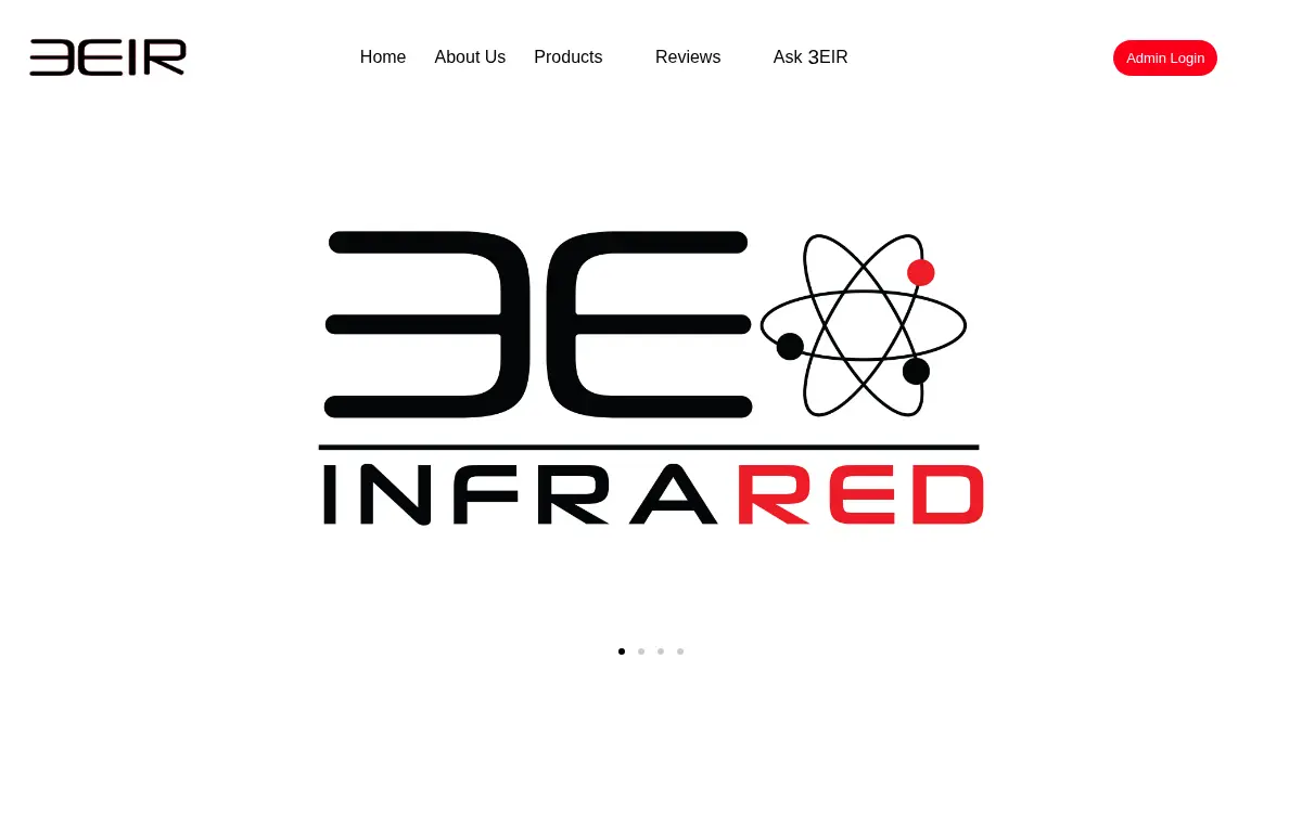 Homepage of Three Electrons Infrared, LLC