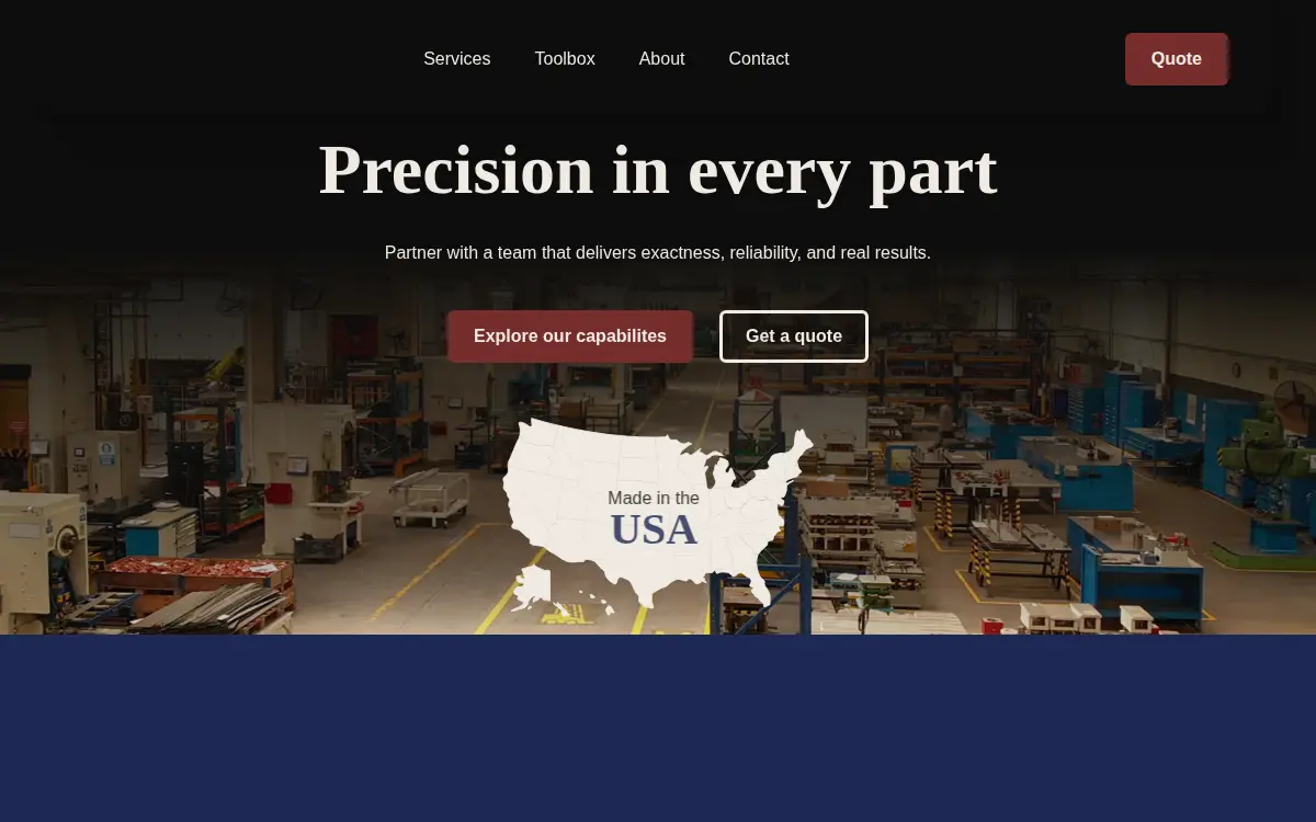 Homepage of Absolute Quality Enterprises LLC