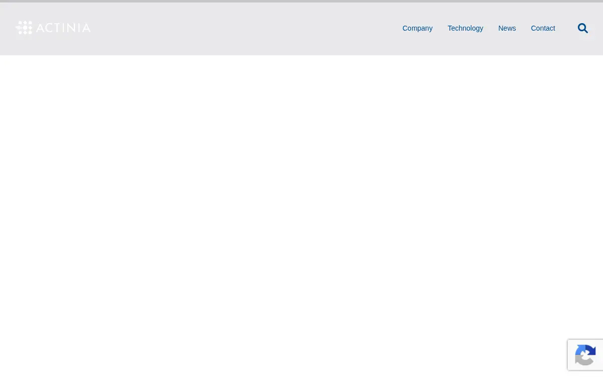 Homepage of Actinia INC