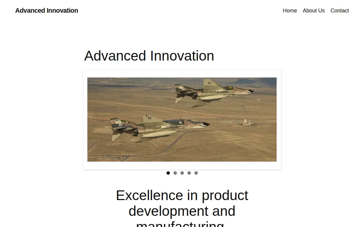 Homepage of Advanced Innovation INC