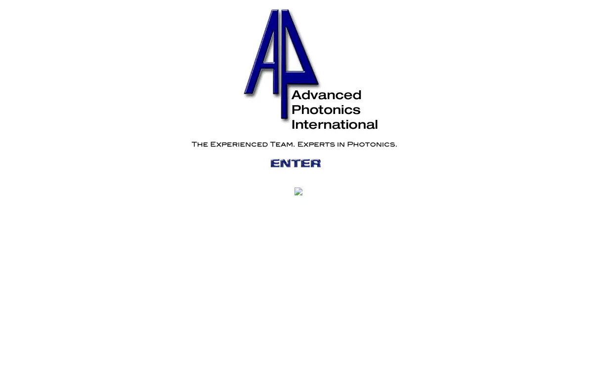 Homepage of Advanced Photonics International, INC.