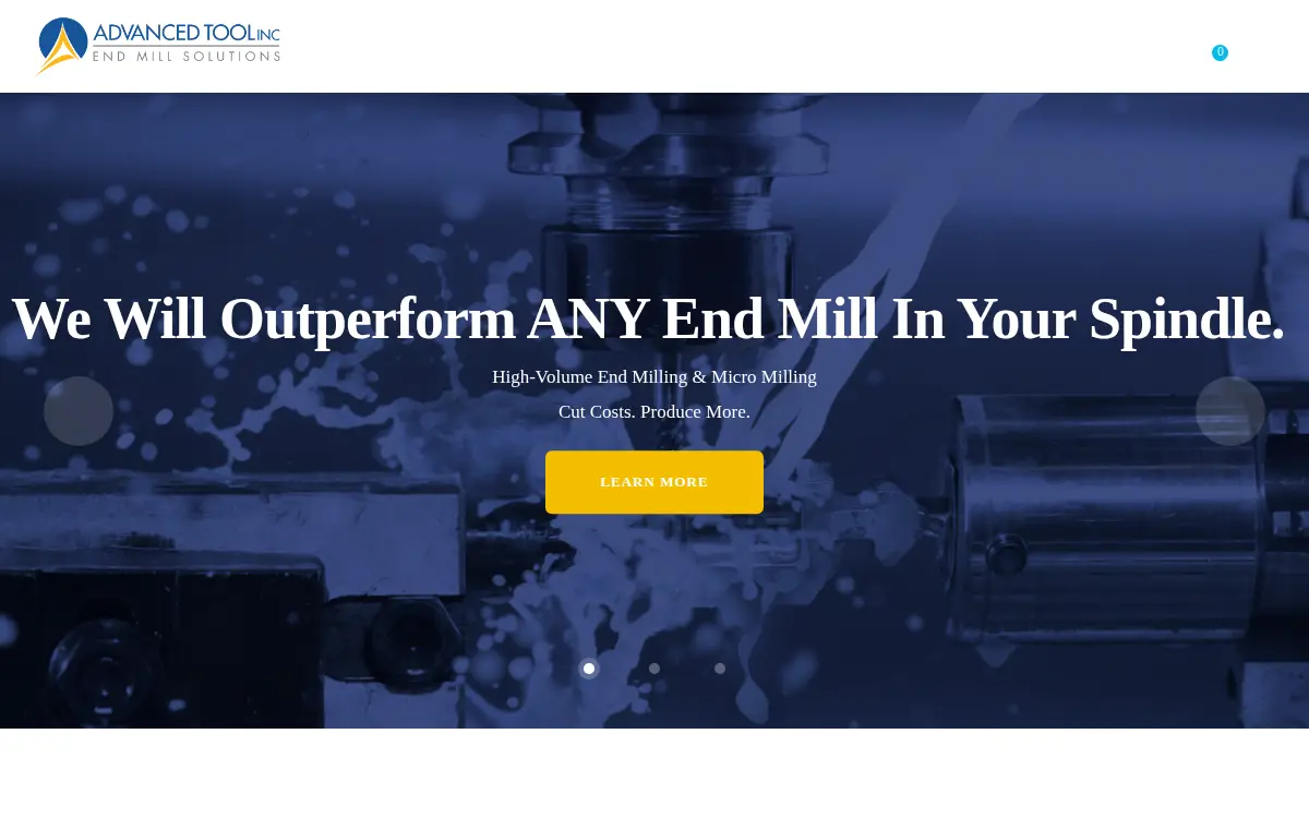 Homepage of Advanced Tool, INC.