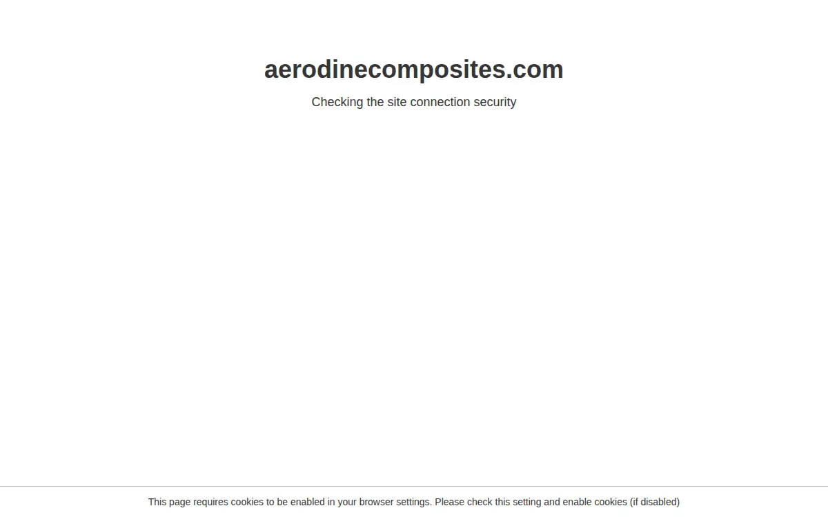 Homepage of Aerodine Composites, LLC
