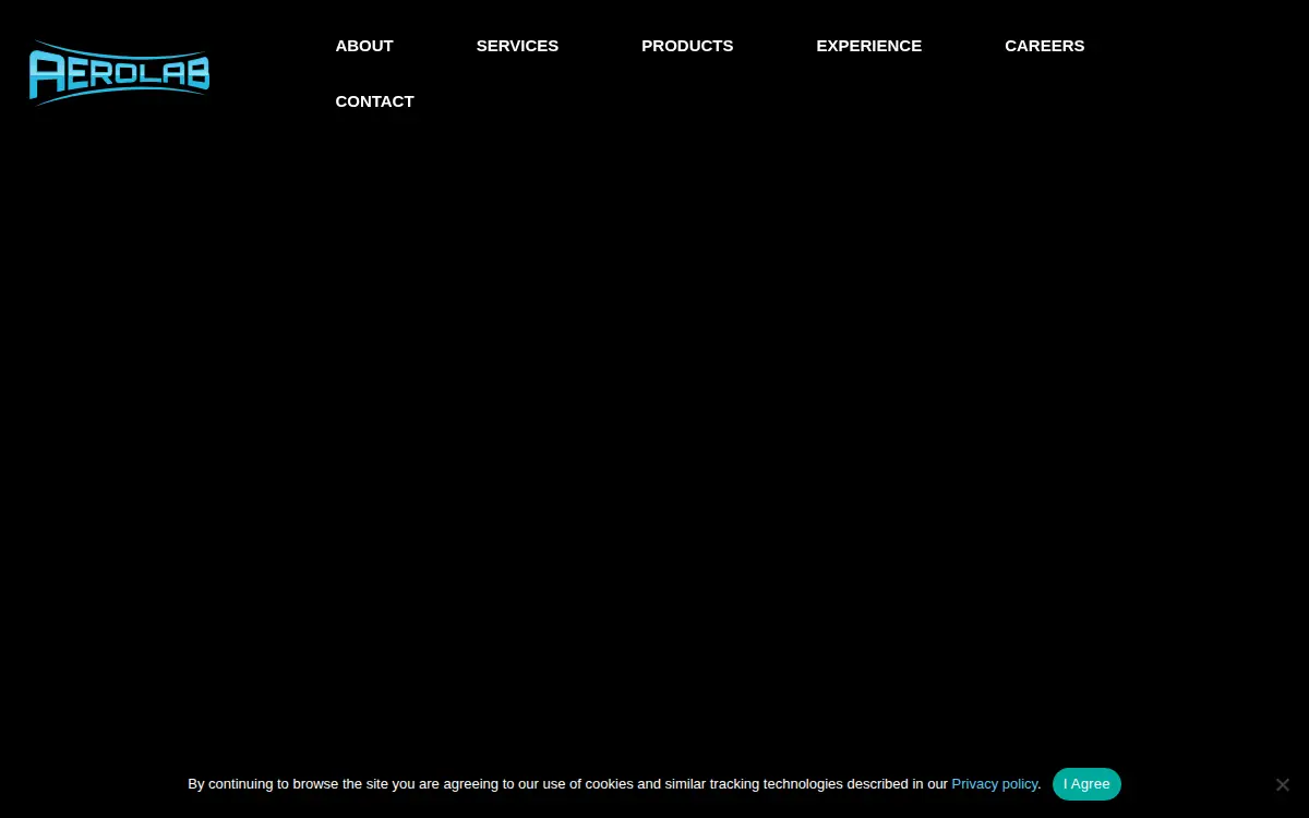 Homepage of Aerolab LLC