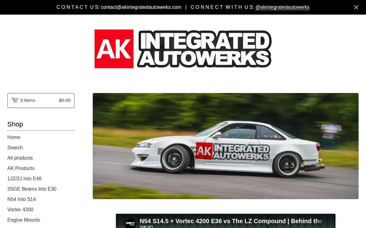 Homepage of Ak Integrated Autowerks LLC