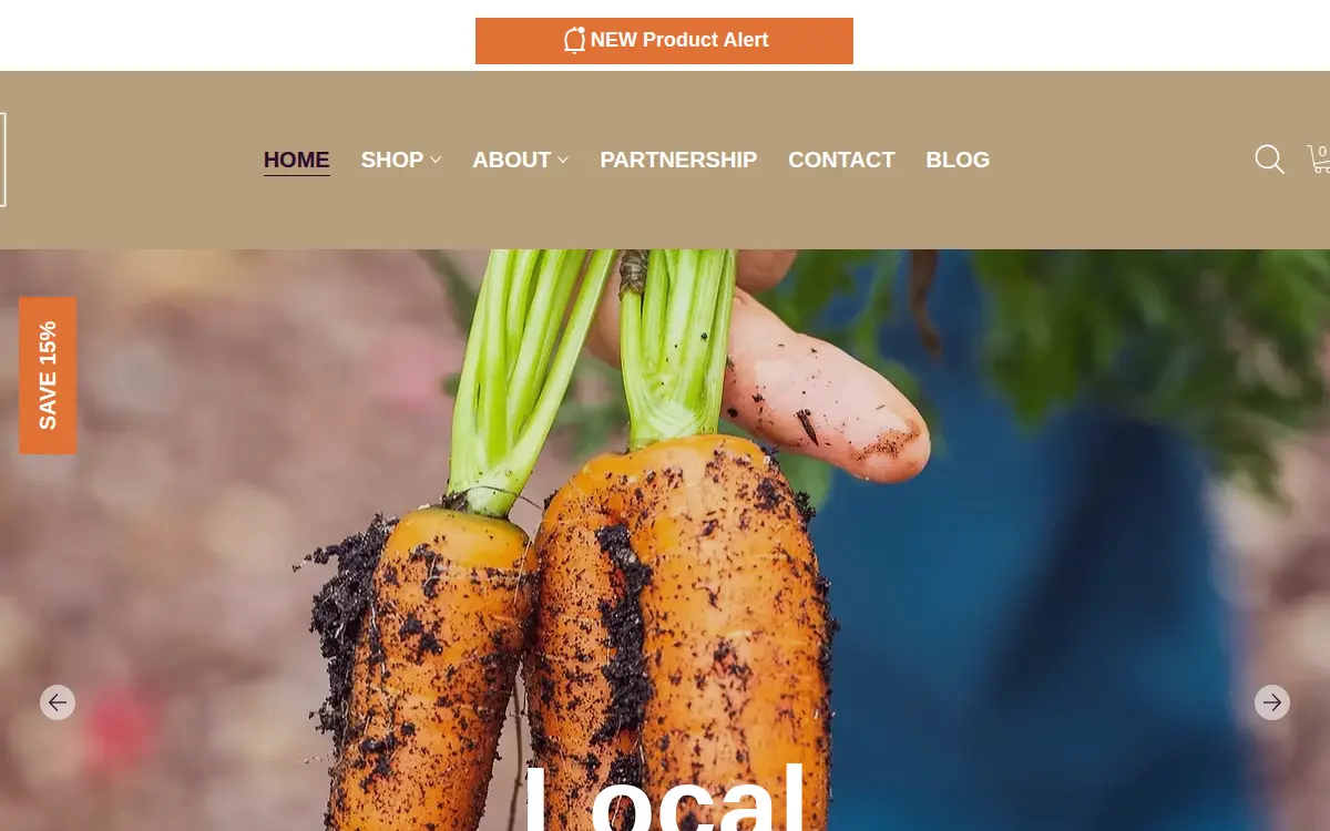 Homepage of Alaska Food Company