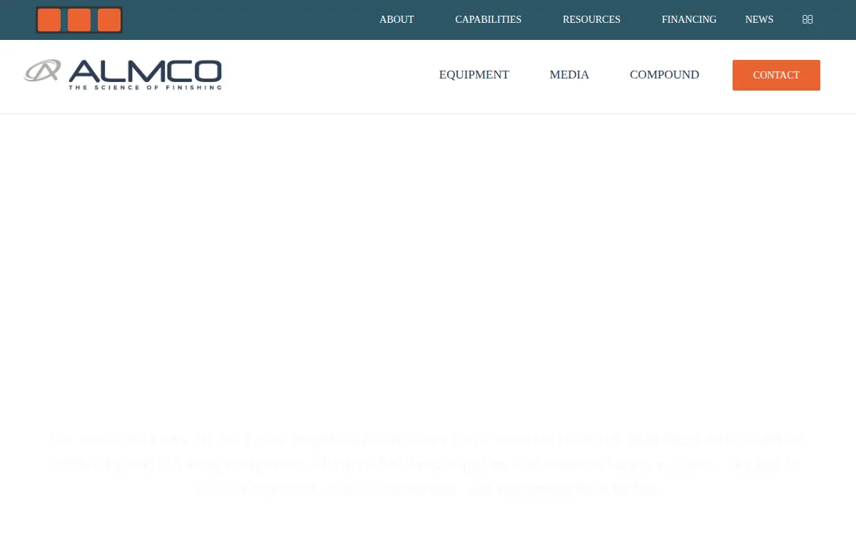 Homepage of Almco, INC