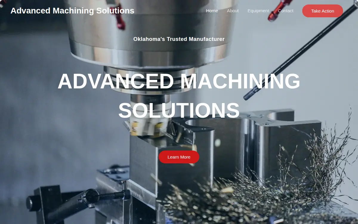 Homepage of Advanced Machining Solutions LLC