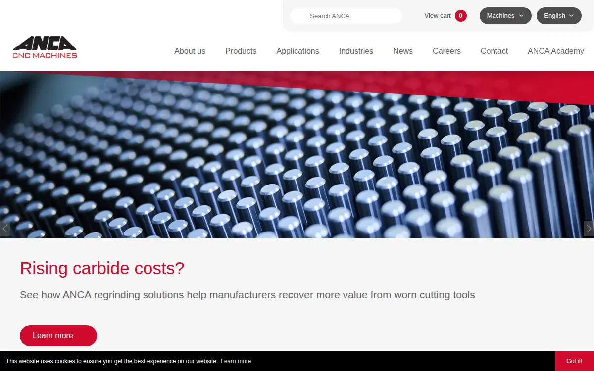 Homepage of Anca, INC