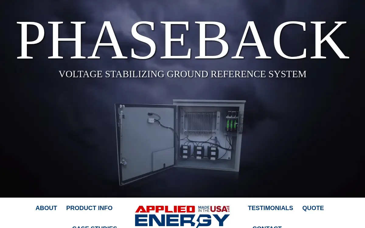 Homepage of Applied Energy LLC