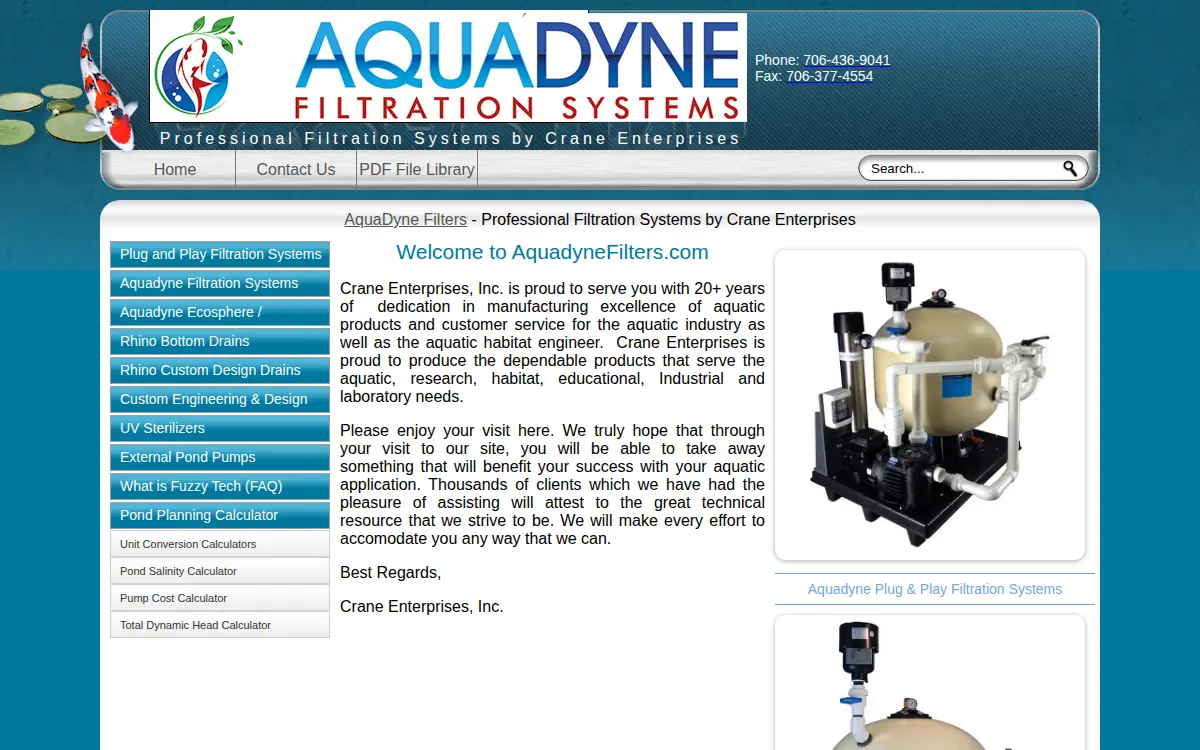 Homepage of Crane Enterprises, INC.