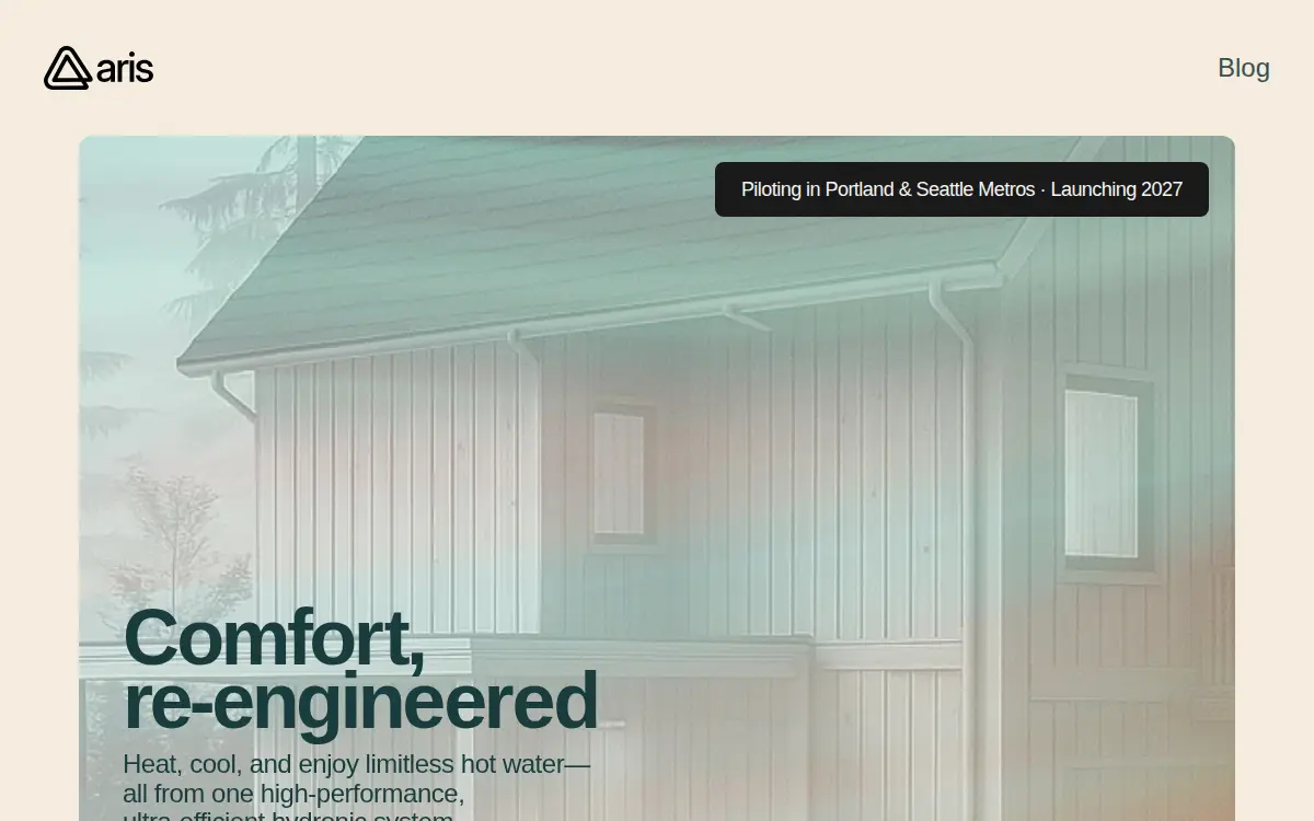 Homepage of Aris Hydronics INC