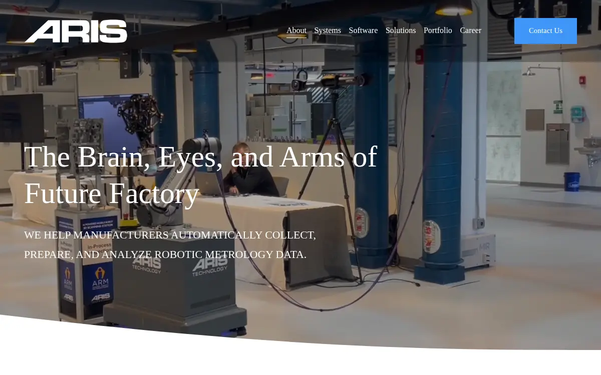Homepage of Aris Technology LLC