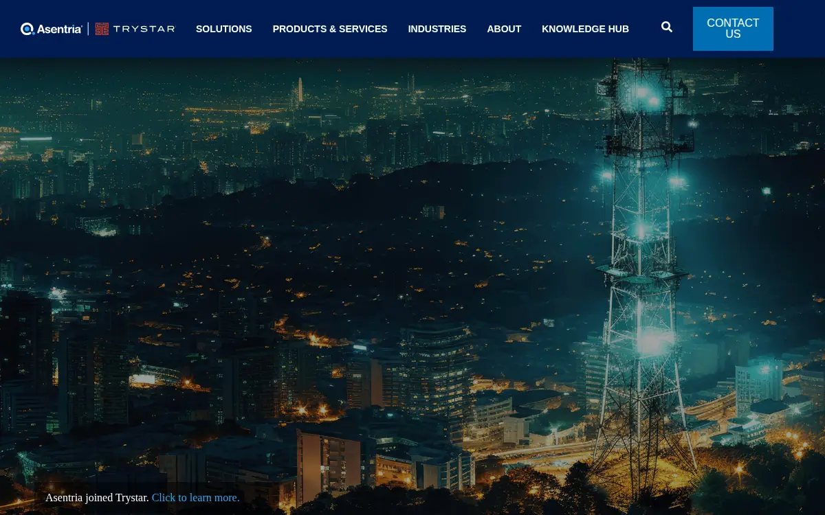 Homepage of Asentria CORP