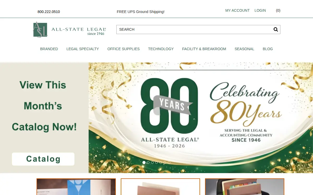 Homepage of All-state International, INC.
