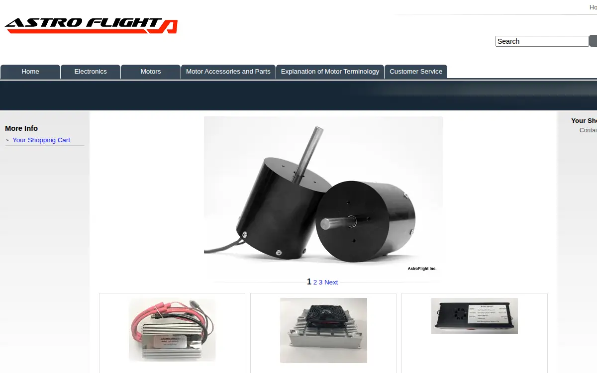 Homepage of Astro Flight, INC.