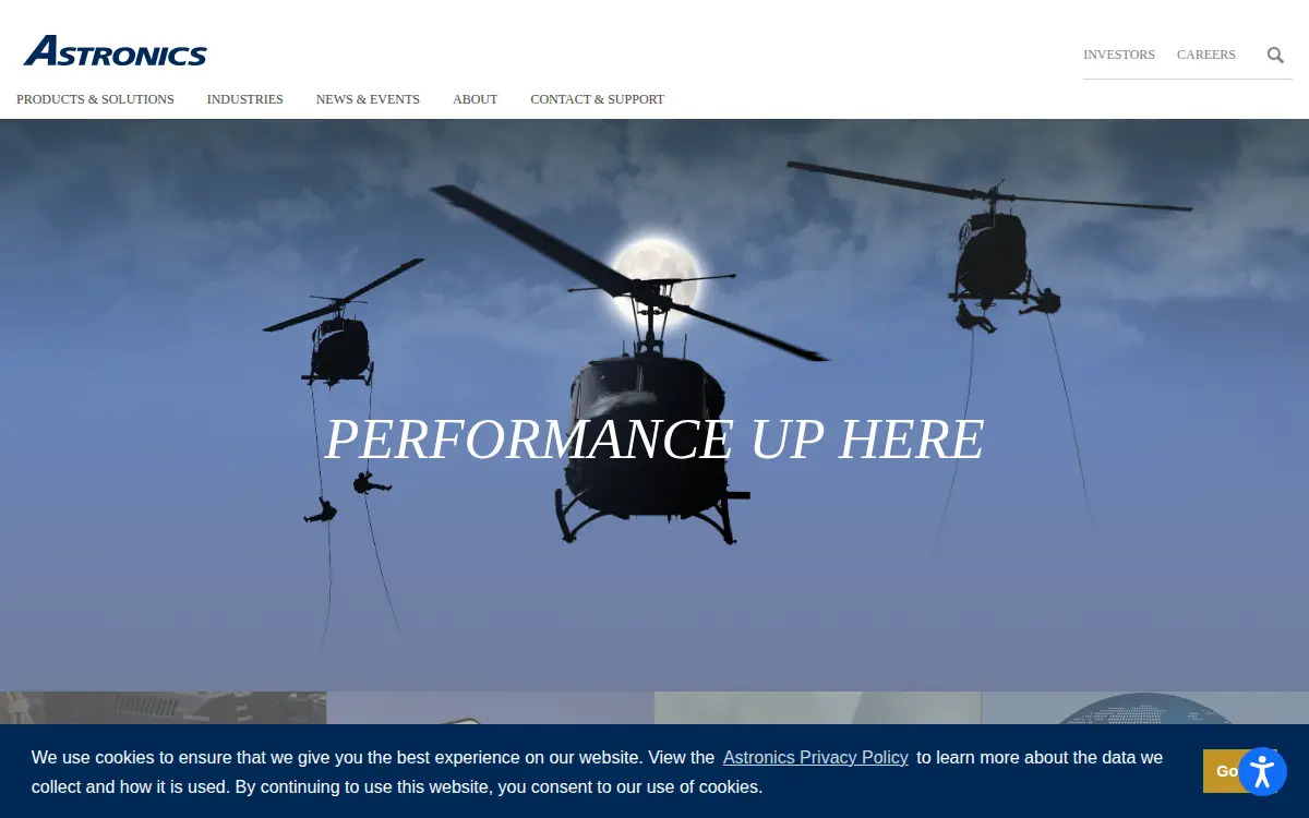 Homepage of Astronics Test Systems INC