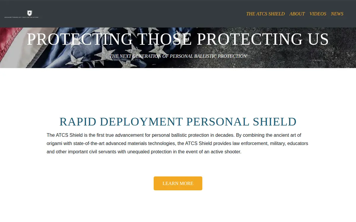 Homepage of Advanced Technology Compliant Solutions LLC