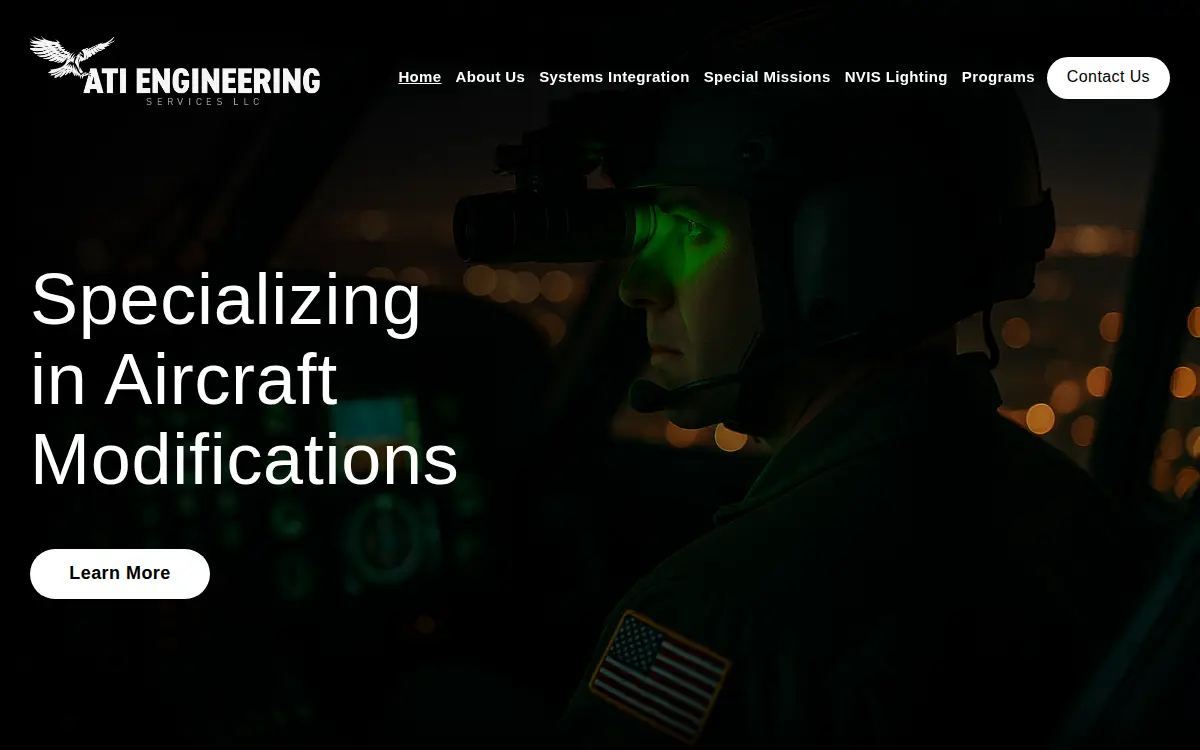 Homepage of Ati Engineering Services LLC