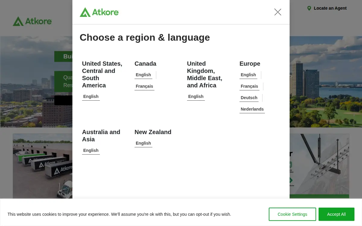 Homepage of Allied Tube & Conduit Corporation