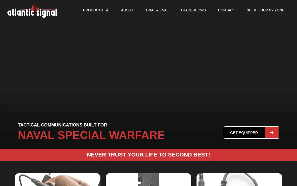 Homepage of Atlantic Signal LLC