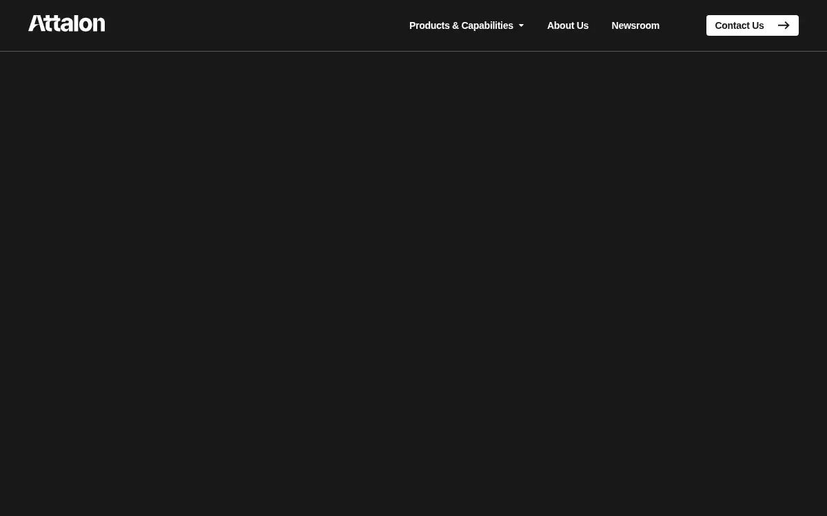 Homepage of Attalon, INC.