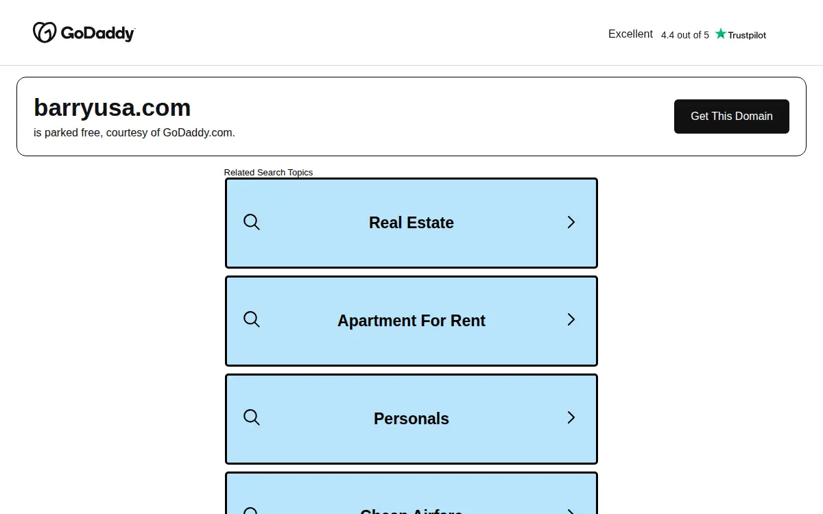 Homepage of Barry USA INC