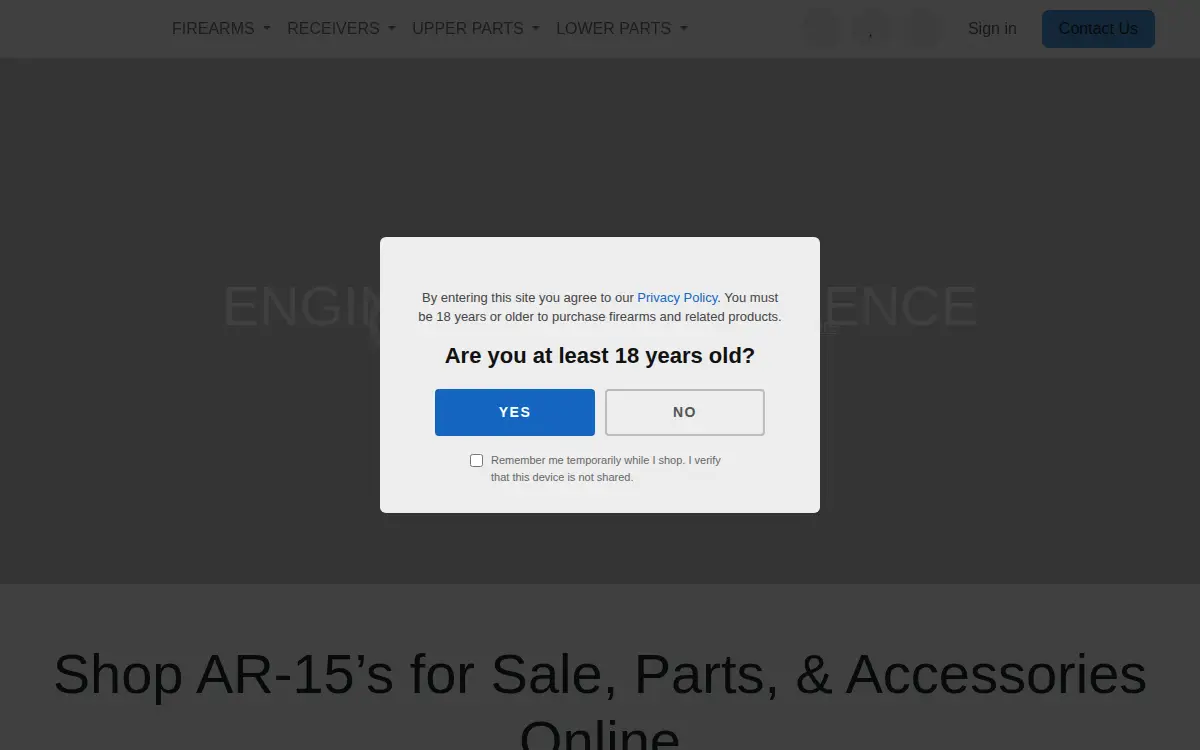 Homepage of Battle Arms Development INC