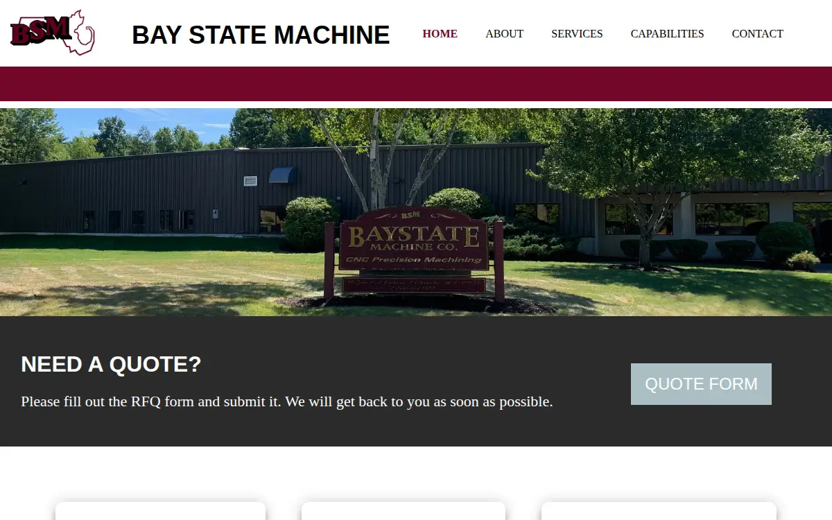 Homepage of Northampton Machine Co., INC.
