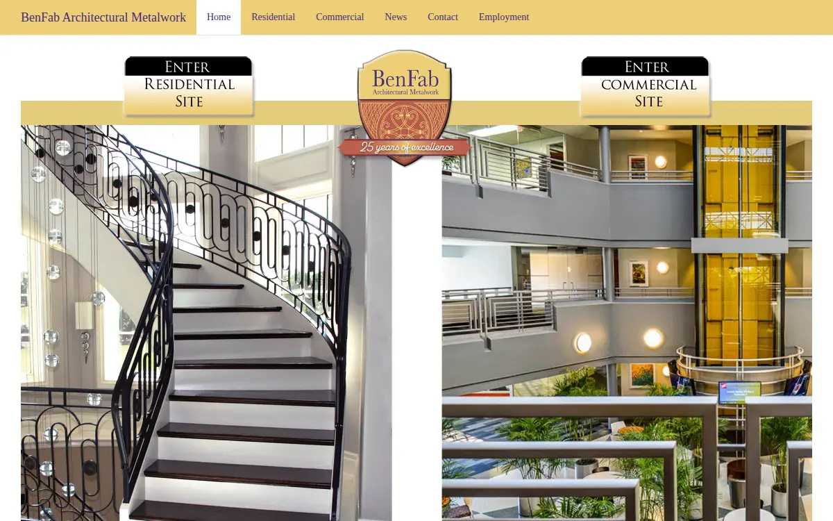 Homepage of Benfab INC