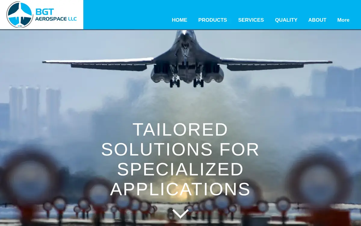 Homepage of Bgt Aerospace LLC