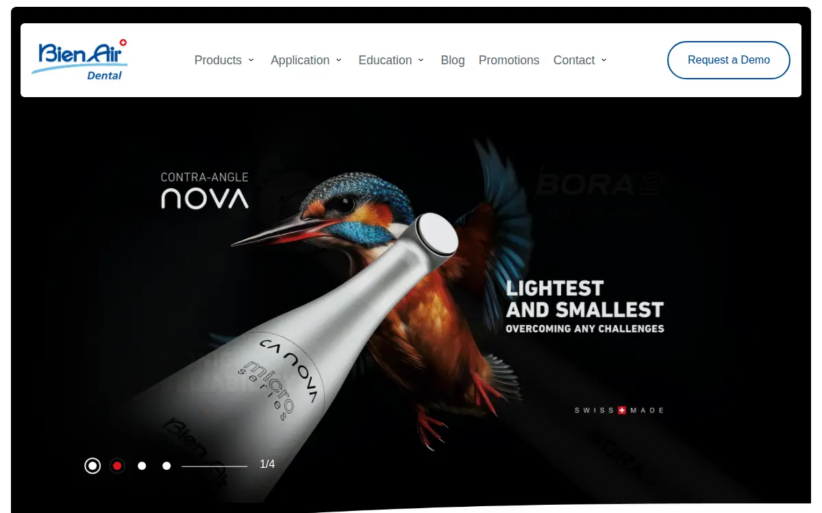 Homepage of Bien Air USA INC