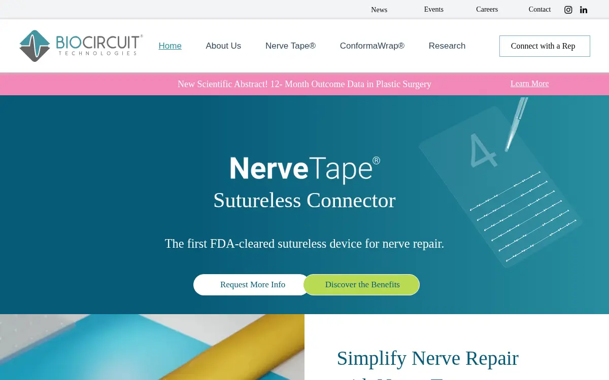 Homepage of Biocircuit Technologies INC