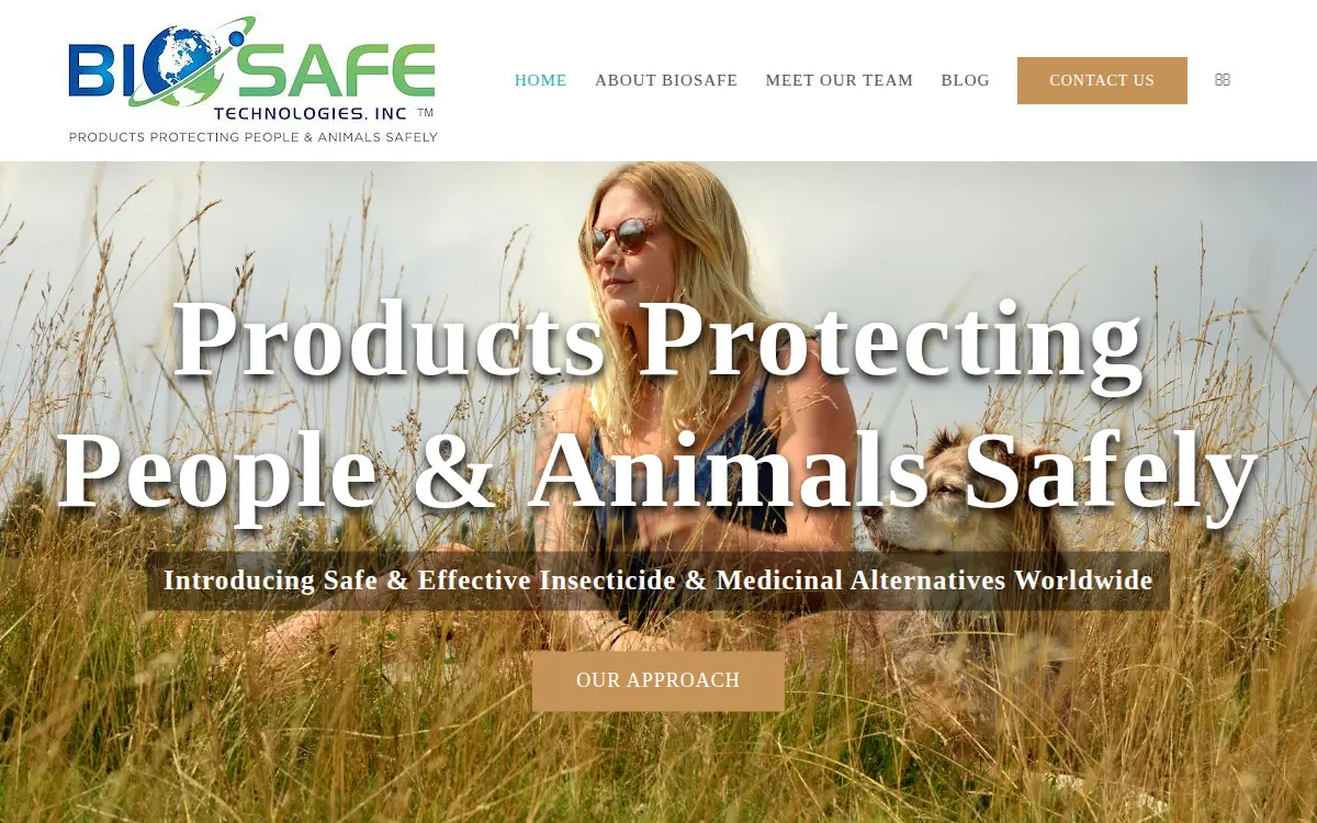 Homepage of Biosafe Technologies INC