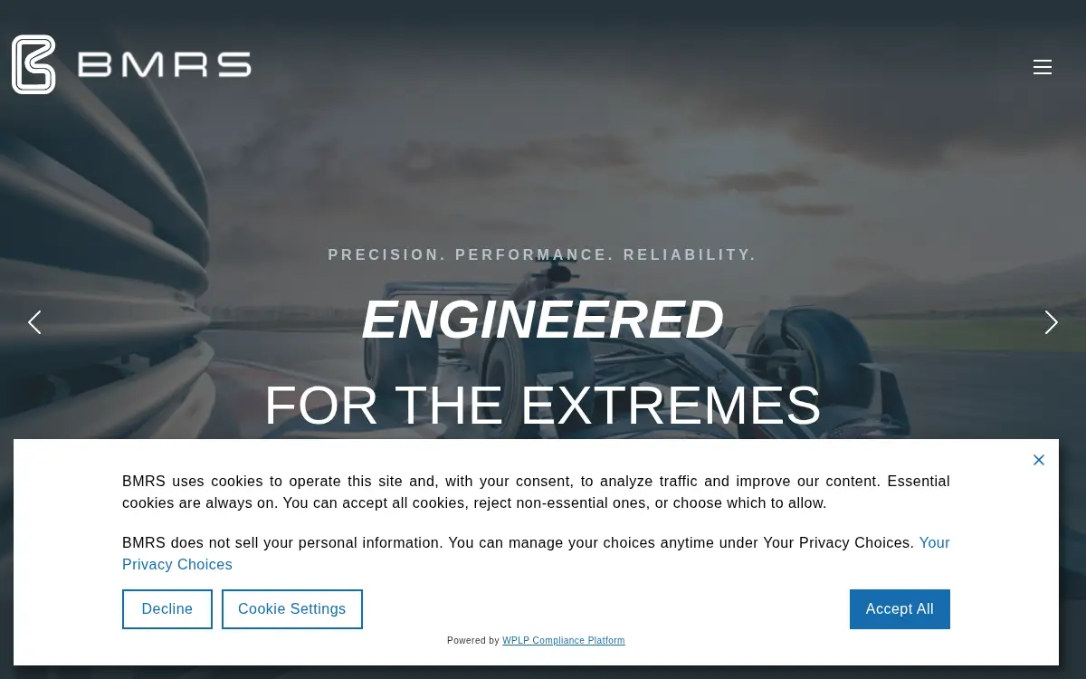 Homepage of Bmrs LLC