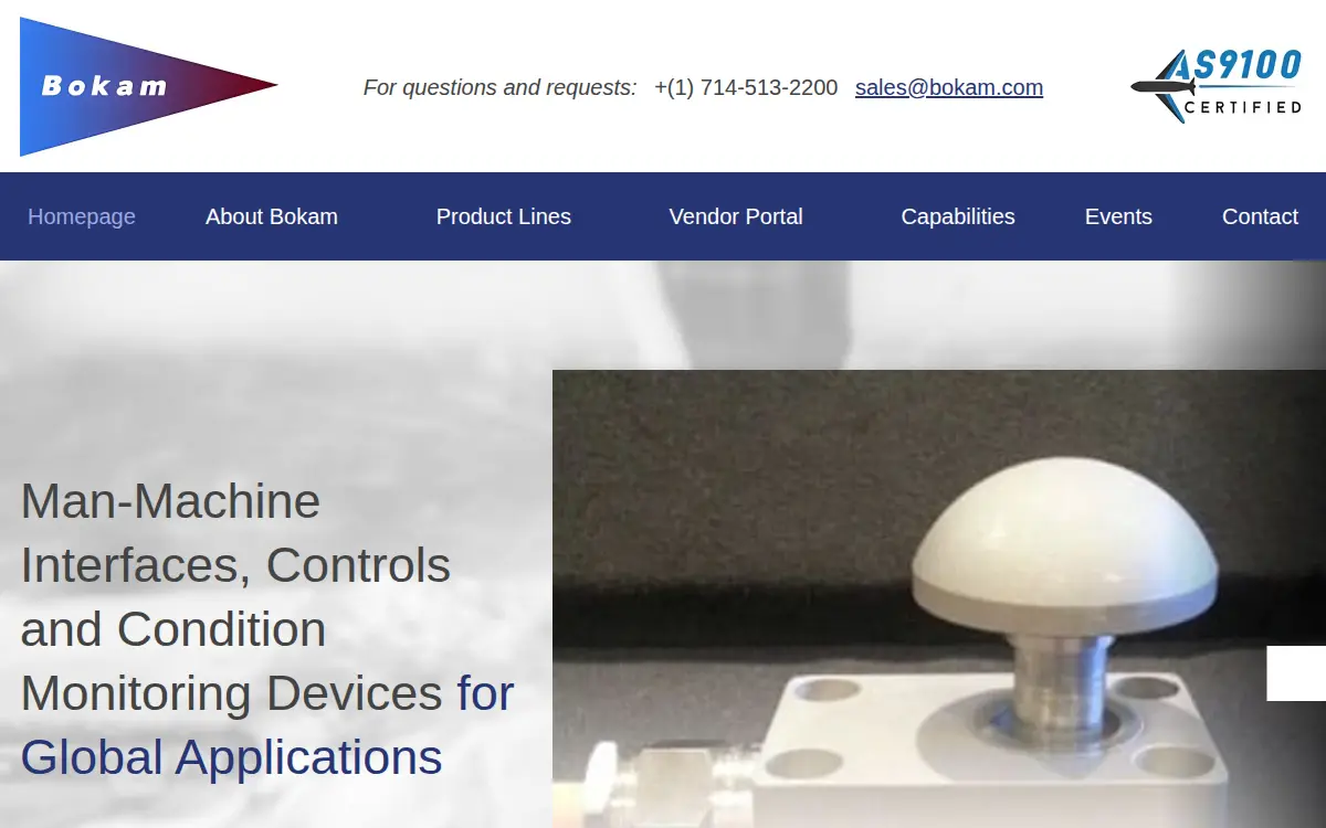 Homepage of Bokam Engineering INC