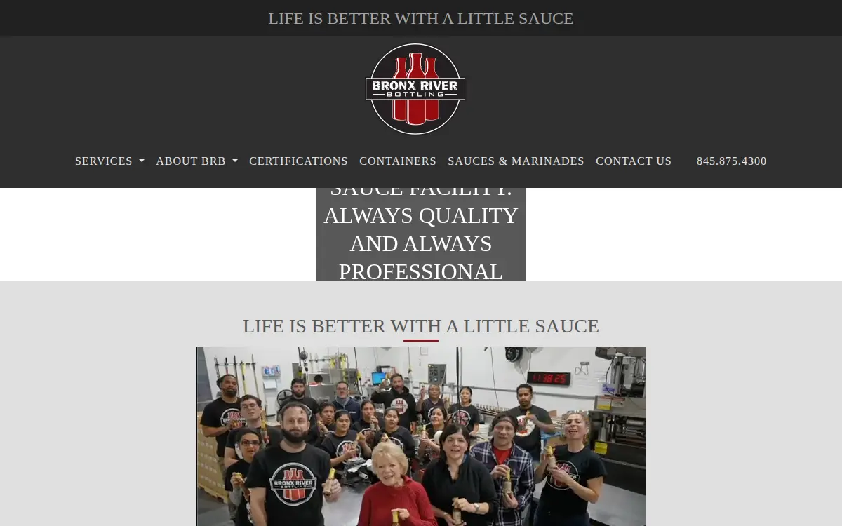 Homepage of Bronx River Bottling LLC