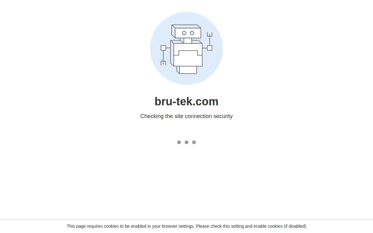 Homepage of Bru Tek LLC