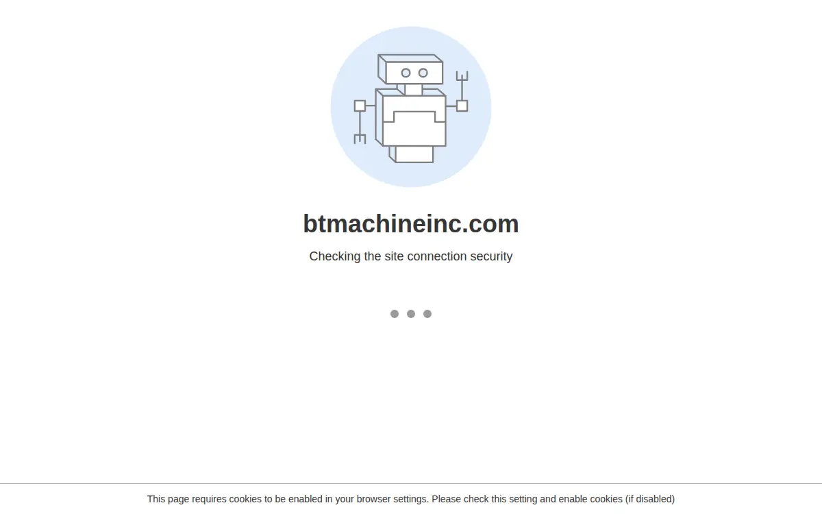 Homepage of Bt Machine INC
