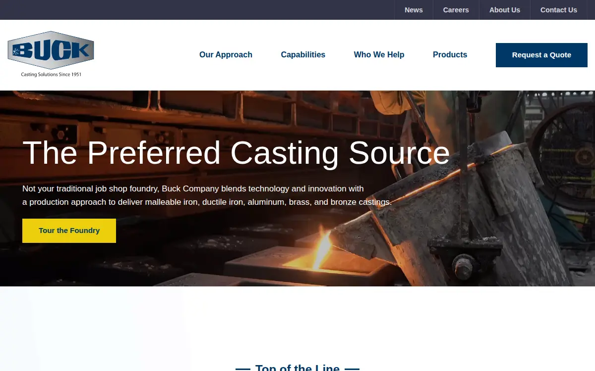 Homepage of Buck Company, LLC
