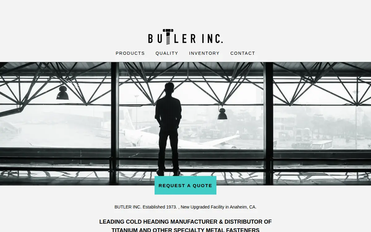 Homepage of Butler, INC