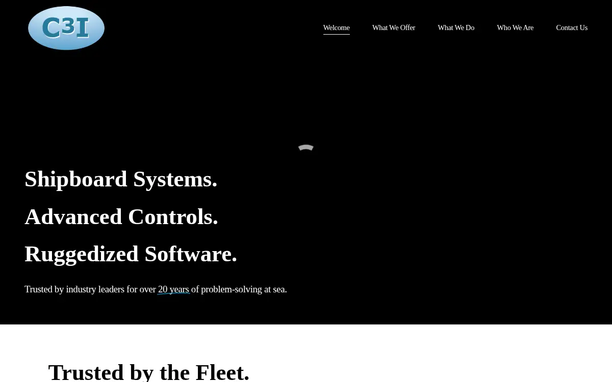 Homepage of Critical Communications, Controls and Instruments, LLC