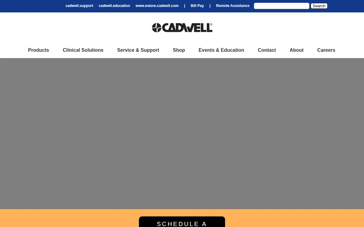 Homepage of Cadwell Laboratories INC