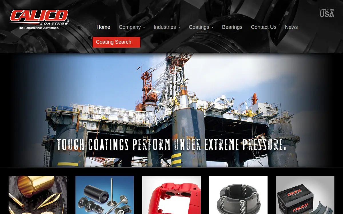 Homepage of Calico Technologies INC