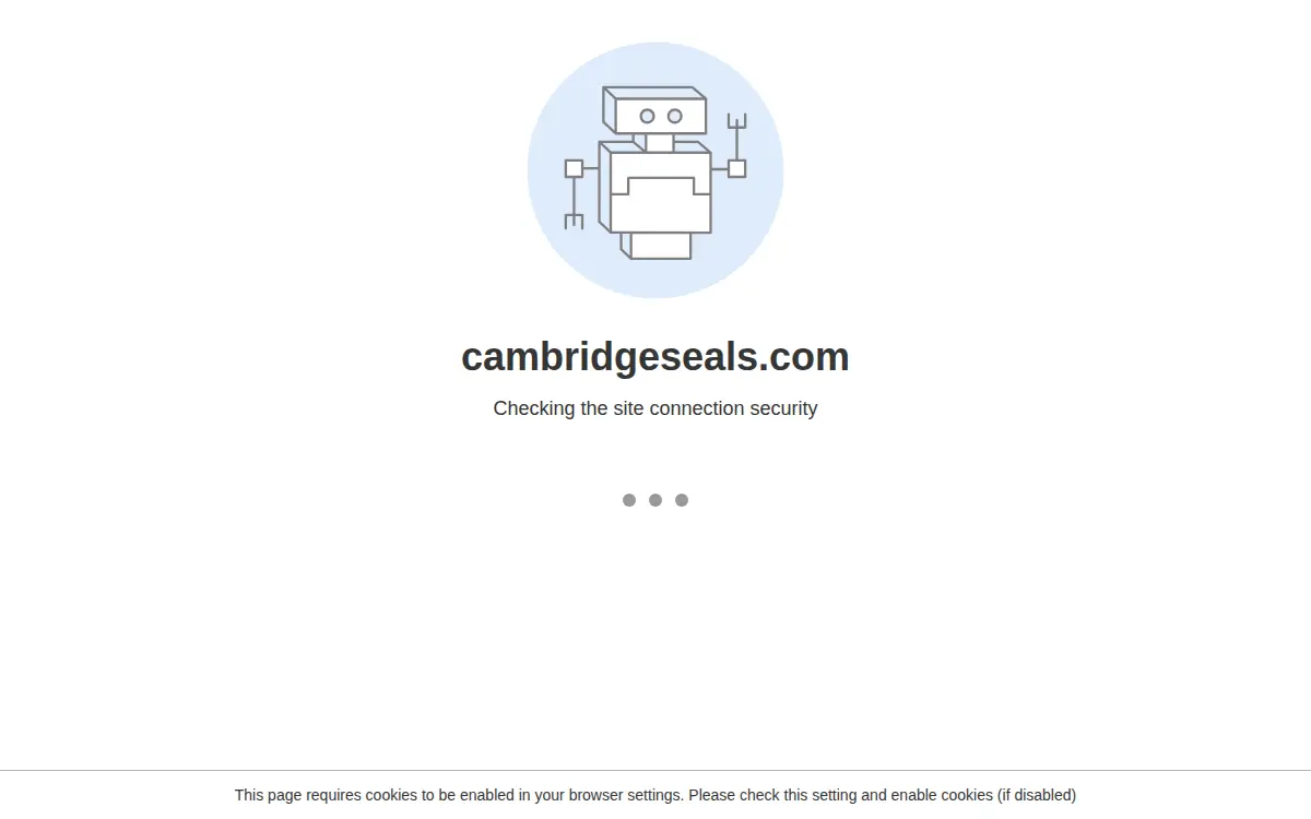 Homepage of Cambridge Security Seals, LLC