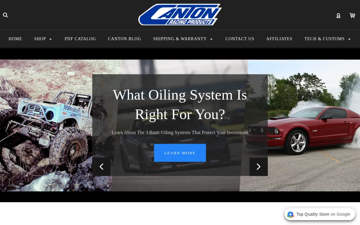 Homepage of Canton, INC.