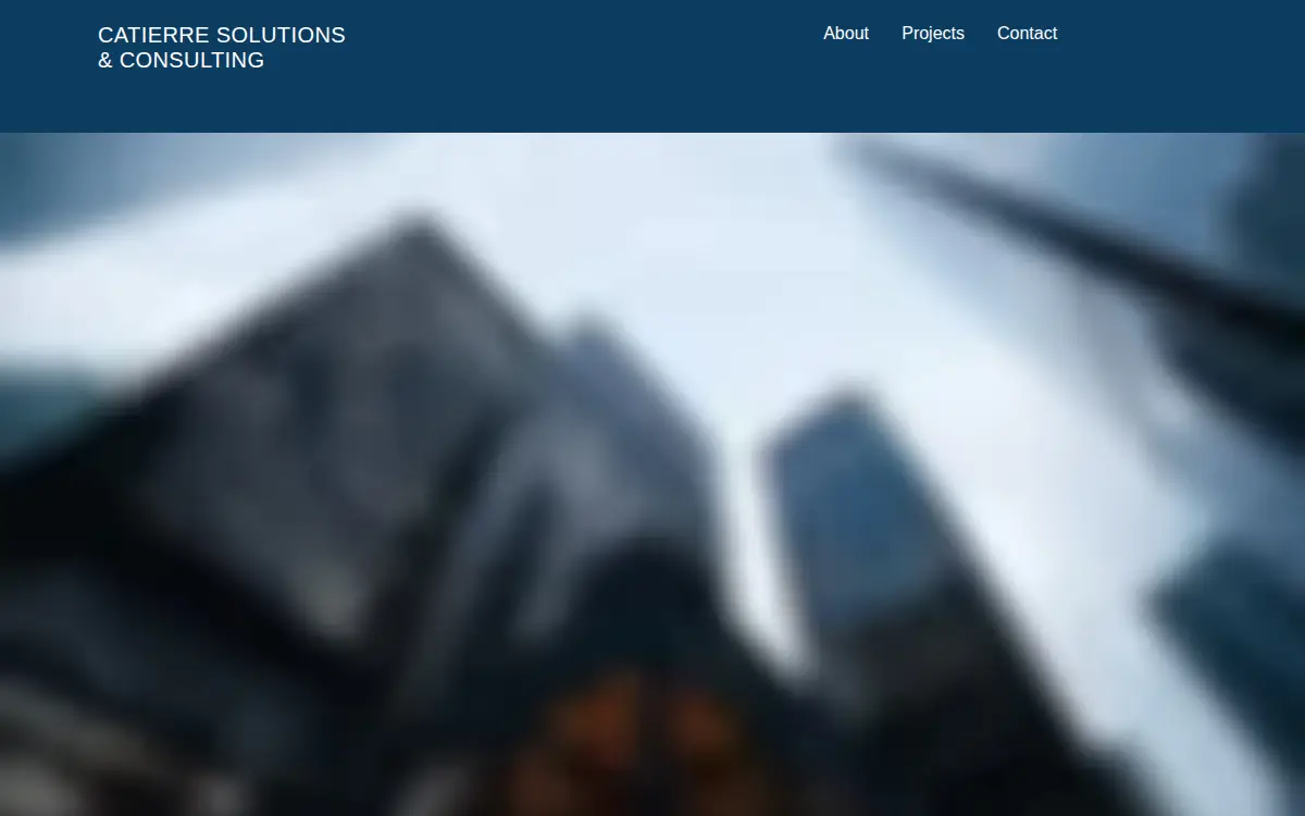 Homepage of Catierre Designs LLC